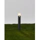 Sandy Black Aluminium LED 10 Watt 220-240 Volt 685Lm 3000K IP65 With Sensor D: 9.5 H: 60 cm 