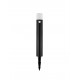 Sandy Black Aluminium LED 10 Watt 220-240 Volt 685Lm 3000K IP65 With Sensor D: 9.5 H: 60 cm 
