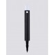 Sandy Black Aluminium LED 10 Watt 220-240 Volt 685Lm 3000K IP65 With Sensor D: 9.5 H: 60 cm 