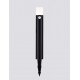 Sandy Black Aluminium LED 10 Watt 220-240 Volt 685Lm 3000K IP65 With Sensor D: 9.5 H: 60 cm 