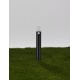 Sandy Black Aluminium LED 10 Watt 220-240 Volt 685Lm 3000K IP65 With Sensor D: 9.5 H: 60 cm 