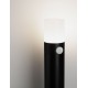 Sandy Black Aluminium LED 10 Watt 220-240 Volt 685Lm 3000K IP65 With Sensor D: 9.5 H: 60 cm 