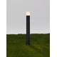 Sandy Black Aluminium LED 10 Watt 220-240 Volt 685Lm 3000K IP65 D: 8 H: 80 cm 