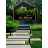 Sandy Black Aluminium LED 7 Watt 220-240 Volt 369Lm 3000K IP65 L: 16.3 W: 5.7 H: 30 cm