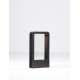 Sandy Black Aluminium LED 7 Watt 220-240 Volt 369Lm 3000K IP65 L: 16.3 W: 5.7 H: 30 cm 