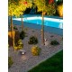 Stone Gray Concrete LED GU10 1x10Watt 100-220Volt IP65 Bulb Excluded L:20 W:14 H:12 cm