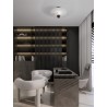 Sandy Black & White Aluminium LED 11 Watt 220-240Volt 908Lm 3000K IP20 D: 34 H: 24 cm