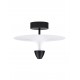 Sandy Black & White Aluminium LED 11 Watt 220-240Volt 908Lm 3000K IP20 D: 34 H: 24 cm 