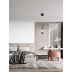 Sandy Black & White Aluminium LED 11 Watt 220-240Volt 908Lm 3000K IP20 D: 26 H: 180 cm 