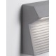Gray Cement LED 8 Watt 220-240Volt 418Lm 3000K IP65 L: 20 W: 9 H: 21.5 cm 