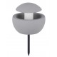 Gray Cement LED G9 1x5 Watt 100-240Volt IP65 bulb excluded D: 15 H: 13.5 cm 