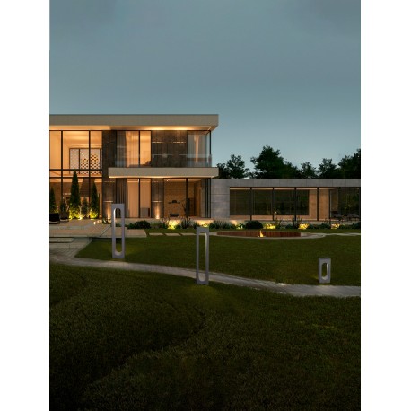 Triac Dimmable Gray Cement LED 6 Watt 220-240 Volt 279Lm 3000K IP65 L: 15 W: 15 H: 35 cm 