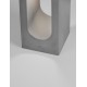 Triac Dimmable Gray Cement LED 6 Watt 220-240 Volt 279Lm 3000K IP65 L: 15 W: 15 H: 35 cm 