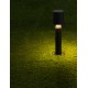 Triac Dimmable Sandy Black Aluminium LED 6 Watt 220-240 Volt 277Lm 3000K IP65 D: 9 H: 29.5 cm 