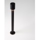 Triac Dimmable Sandy Black Aluminium LED 6 Watt 220-240 Volt 277Lm 3000K IP65 D: 9 H: 59.5 cm 