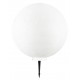 White Texture Resign & White Base with Spike LED E27 1x12 Watt 220-240 Volt IP65 bulb excluded D: 50 H: 50 cm 