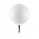 White Texture Resign & White Base with Spike LED E27 1x12 Watt 220-240Volt IP65 bulb excluded D: 40 H: 40 cm 