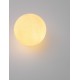 White Texture Resign & White Base with Spike LED E14 1x5 Watt 220-240Volt IP65 bulb excluded D: 25 H: 25 cm 
