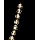 Triac Dimmable Sandy Black & Chrome Metal & Clear Acrylic LED 119 Watt 220-240 Volt 8798Lm 3000K IP20 L: 385 W: 12 Cable H