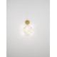 Copper & Gold Metal LED 6 Watt 220-240 Volt 345Lm 3000K IP20 L: 17 W: 23,4 H: 31 cm 