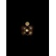 Copper & Gold Metal LED 6 Watt 220-240 Volt 345Lm 3000K IP20 L: 17 W: 23,4 H: 31 cm 