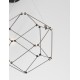 Black Chrome Copper Metal LED 6 Watt 220-240 Volt 343Lm 3000K IP20 L: 17 W: 23,4 H: 31 cm 