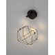 Black Chrome Copper Metal LED 6 Watt 220-240 Volt 343Lm 3000K IP20 L: 17 W: 23,4 H: 31 cm 