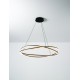 Dimming With Remote Sandy black Aluminium & Structured Acrylic LED 68 Watt 220-240 Volt 5637Lm 3000K IP20 Included Remote Co