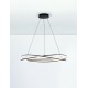 Dimming With Remote Sandy black Aluminium & Structured Acrylic LED 68 Watt 220-240 Volt 5637Lm 3000K IP20 Included Remote Co