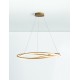 Dimming With Remote Brass Gold Aluminium & Structured Acrylic LED 68 Watt 220-240 Volt 5637Lm 3000K IP20 Included Remote Cont