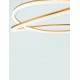 Dimming With Remote Brass Gold Aluminium & Structured Acrylic LED 68 Watt 220-240 Volt 5637Lm 3000K IP20 Included Remote Cont