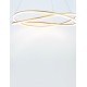 Dimming With Remote Brass Gold Aluminium & Structured Acrylic LED 68 Watt 220-240 Volt 5637Lm 3000K IP20 Included Remote Cont