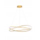 Dimming With Remote Brass Gold Aluminium & Structured Acrylic LED 68 Watt 220-240 Volt 5637Lm 3000K IP20 Included Remote Cont