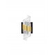Gold Plating Metal Shade & Clear Acrylic Sandy Black Base LED 9 Watt 220-240 Volt 739Lm 3000K IP20 L:10 W:12,3 H:22 cm 