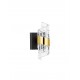 Gold Plating Metal Shade & Clear Acrylic Sandy Black Base LED 9 Watt 220-240 Volt 739Lm 3000K IP20 L:10 W:12,3 H:22 cm 