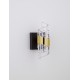 Gold Plating Metal Shade & Clear Acrylic Sandy Black Base LED 9 Watt 220-240 Volt 739Lm 3000K IP20 L:10 W:12,3 H:22 cm 