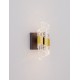 Gold Plating Metal Shade & Clear Acrylic Sandy Black Base LED 9 Watt 220-240 Volt 739Lm 3000K IP20 L:10 W:12,3 H:22 cm 