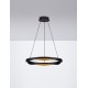 Triac Dimmable Matt Black & Gold Aluminium LED 53 Watt 220-240Volt 1751Lm 3000K IP20 D: 65 H: 160 cm 