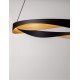 Triac Dimmable Matt Black & Gold Aluminium LED 53 Watt 220-240Volt 1751Lm 3000K IP20 D: 65 H: 160 cm 
