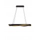 Triac Dimmable Matt Black & Gold Aluminium LED 62 Watt 220-240Volt 3093Lm 3000K IP20 D: 100 H: 160 cm 