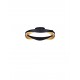 Triac Dimmable Matt Black & Gold Aluminium LED 40 Watt 220-240Volt 1244Lm 3000K IP20 D: 45 H: 13 cm 