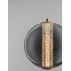 Brass Gold Metal & smoky gray glass LED 8 Watt 220-240 Volt 934Lm 3000K IP20 D:22 H:200 cm 