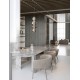 Brass Gold Metal & smoky gray glass LED 20 Watt 220-240 Volt 2601Lm 3000K IP20 D:25,5 H:200 cm 