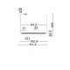 Triac Dimmable Brass Gold Metal & smoky gray glass LED 29 Watt 220-240 Volt 3472Lm 3000K IP20 L:111,3 H:200 cm 