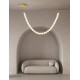 Triac Dimmable Gold Metal & Opal Glass LED 48 Watt 220-240 Volt 4031Lm 3000K IP20 L: 116 H: 81 cm 