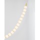 Triac Dimmable Gold Metal & Opal Glass LED 48 Watt 220-240 Volt 4031Lm 3000K IP20 L: 116 H: 81 cm 