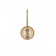Gold Metal & Blown Glass LED 4 Watt 220-240 Volt 166Lm 3000K IP20 D: 12 W: 18 H: 26 cm 