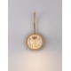 Gold Metal & Blown Glass LED 4 Watt 220-240 Volt 166Lm 3000K IP20 D: 12 W: 18 H: 26 cm 
