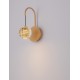 Gold Metal & Blown Glass LED 4 Watt 220-240 Volt 166Lm 3000K IP20 D: 12 W: 18 H: 26 cm 