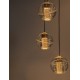 Triac Dimmable Gold Metal & Blown Glass LED 16 Watt 220-240 Volt 832Lm 3000K IP20 D: 31 H: 150 cm 